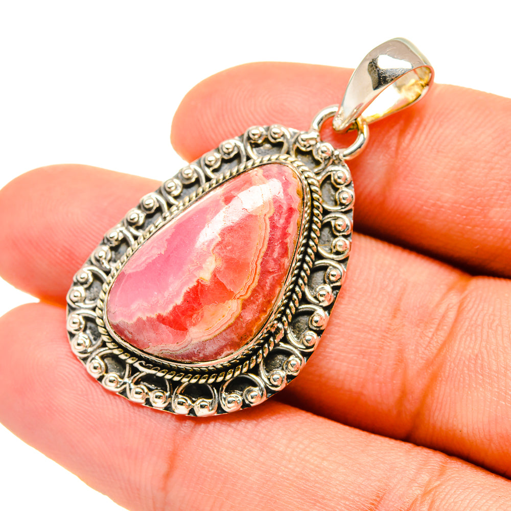 Rhodochrosite Pendants handcrafted by Ana Silver Co - PD6638