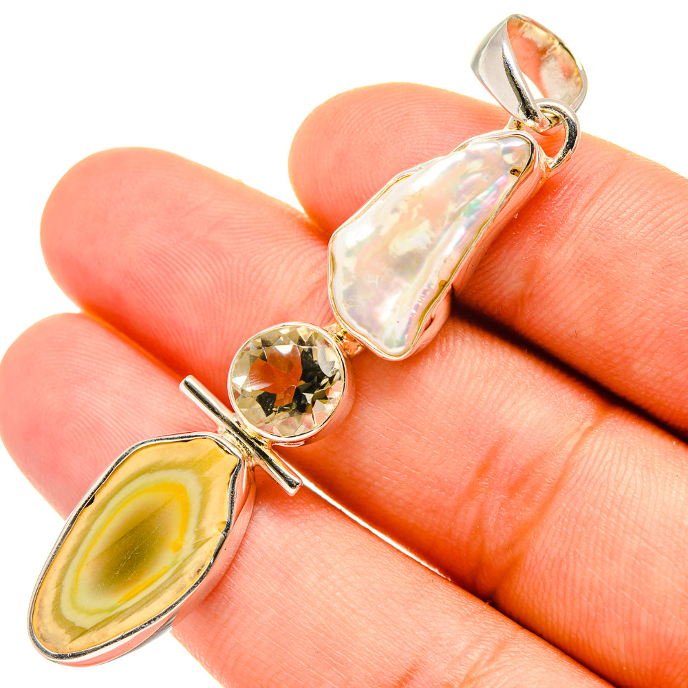 Willow Creek Jasper Pendants handcrafted by Ana Silver Co - PD6646