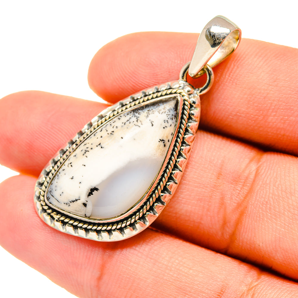 Dendritic Opal Pendants handcrafted by Ana Silver Co - PD6666