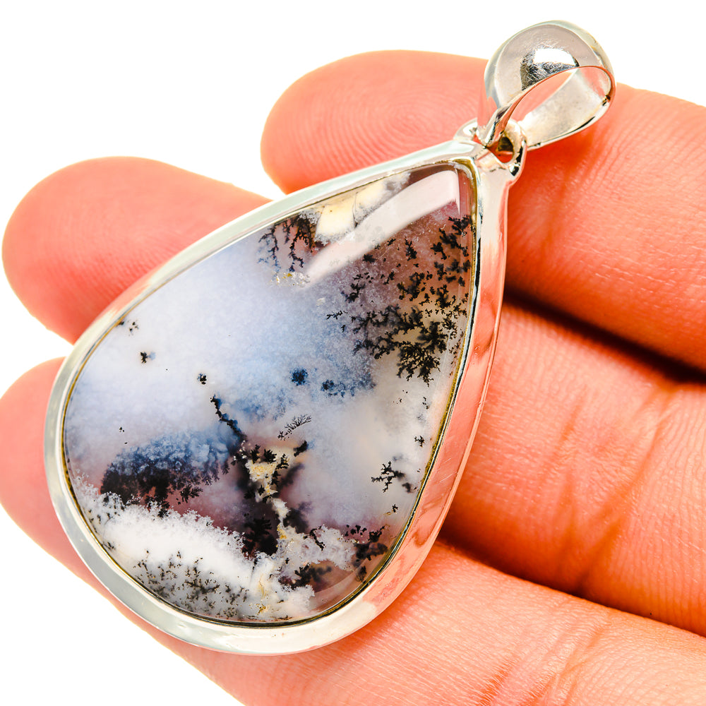 Dendritic Opal Pendants handcrafted by Ana Silver Co - PD6668