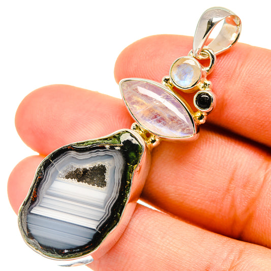 Coconut Geode Druzy Pendants handcrafted by Ana Silver Co - PD6669