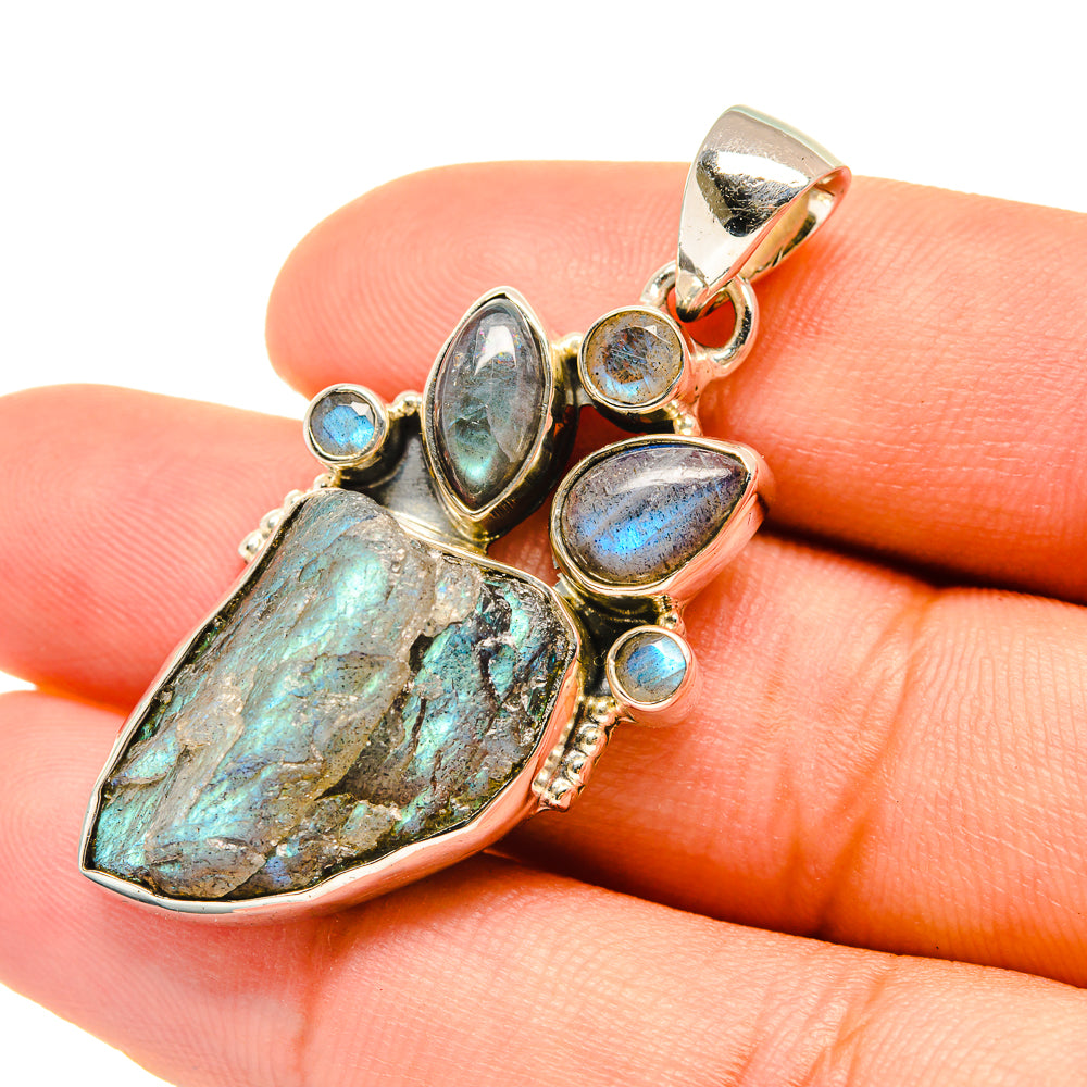 Labradorite Pendants handcrafted by Ana Silver Co - PD6675
