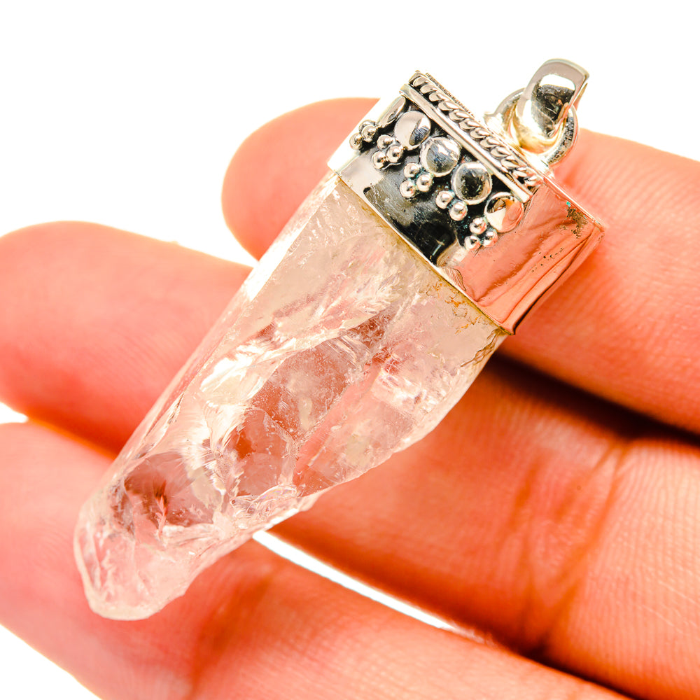 White Quartz Pendants handcrafted by Ana Silver Co - PD6680
