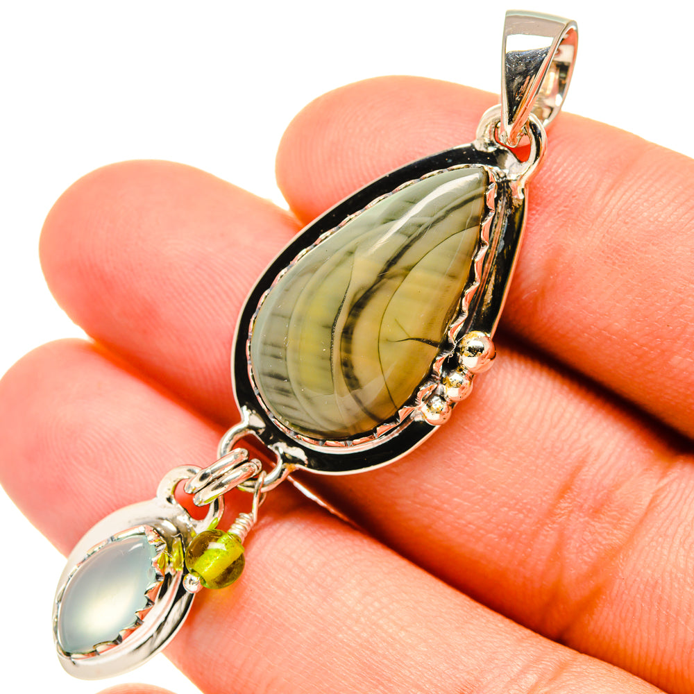 Willow Creek Jasper Pendants handcrafted by Ana Silver Co - PD6685