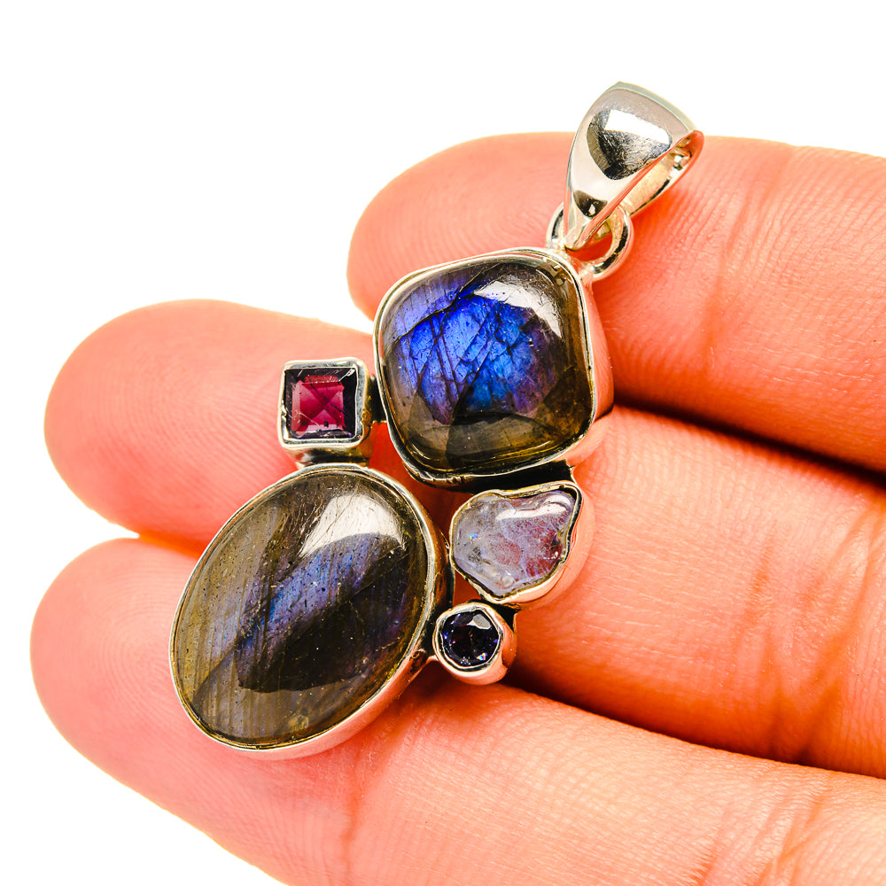 Labradorite Pendants handcrafted by Ana Silver Co - PD6687