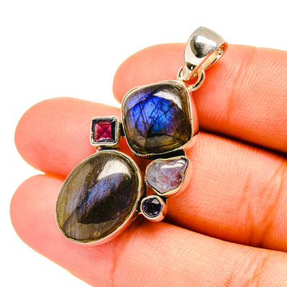 Labradorite Pendants handcrafted by Ana Silver Co - PD6687