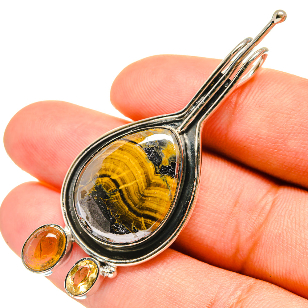 Schalenblende Pendants handcrafted by Ana Silver Co - PD6693