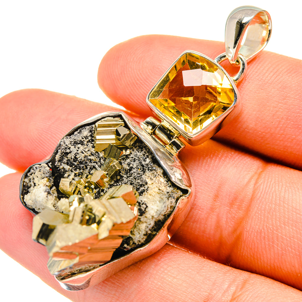 Bismuth Crystal Pendants handcrafted by Ana Silver Co - PD6694