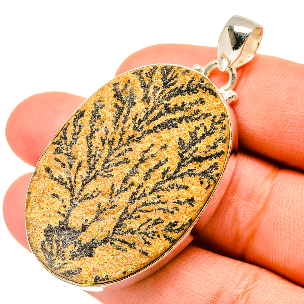 Germany Psilomelane Dendrite Pendants handcrafted by Ana Silver Co - PD6697