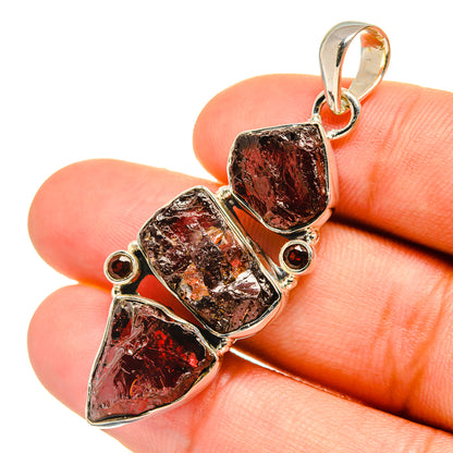 Garnet Pendants handcrafted by Ana Silver Co - PD6699