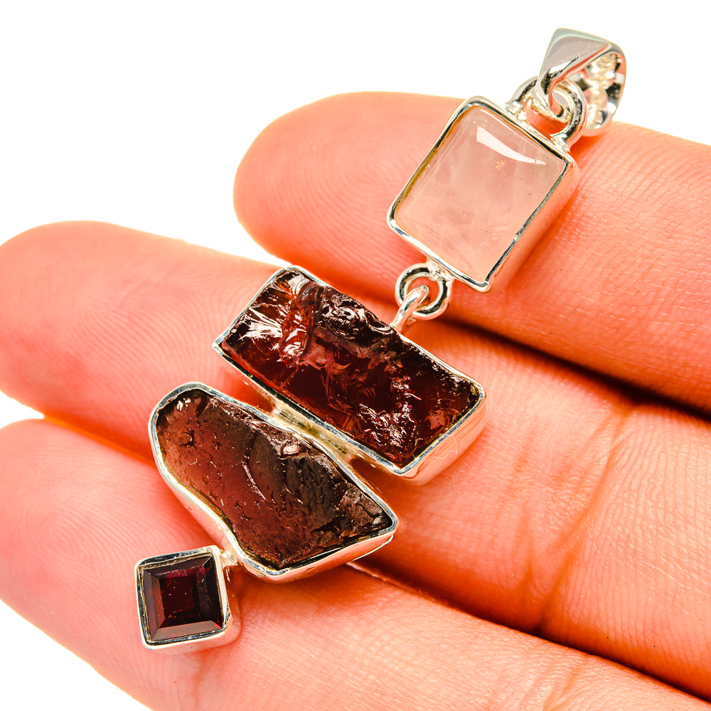 Garnet Pendants handcrafted by Ana Silver Co - PD6700