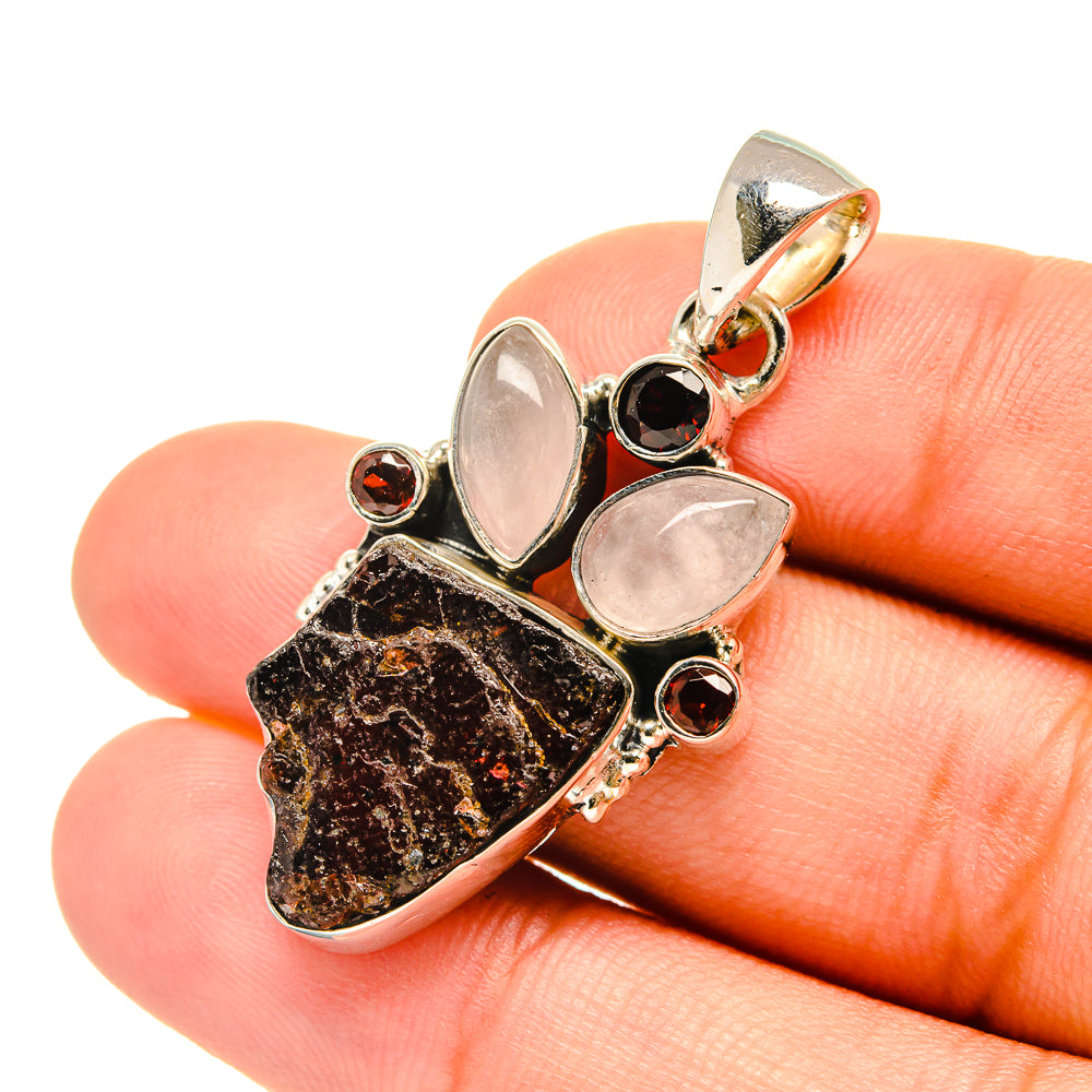 Garnet Pendants handcrafted by Ana Silver Co - PD6704