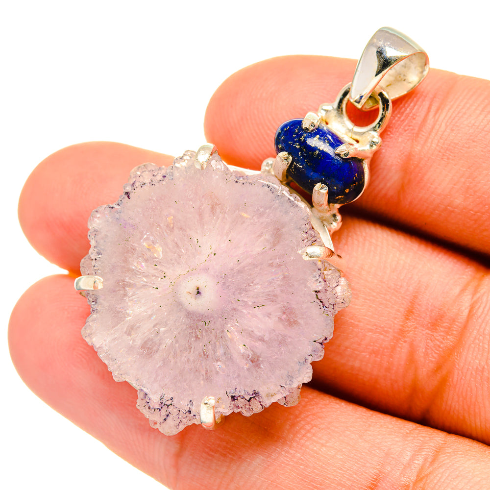 Amethyst Stalactite Pendants handcrafted by Ana Silver Co - PD6707