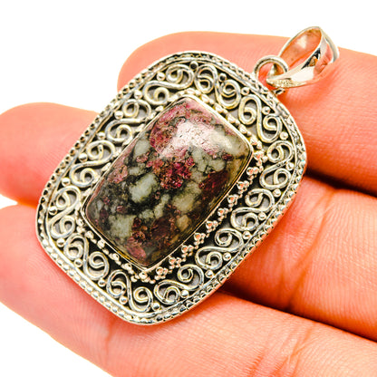 Russian Eudialyte Pendants handcrafted by Ana Silver Co - PD6708