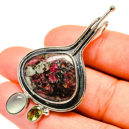Russian Eudialyte Pendants handcrafted by Ana Silver Co - PD6709