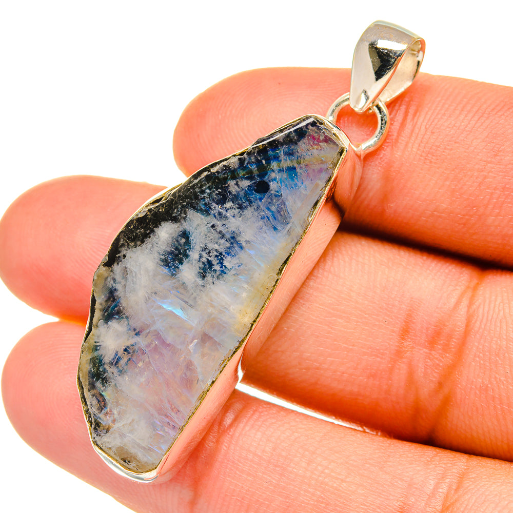 Rainbow Moonstone Pendants handcrafted by Ana Silver Co - PD6720