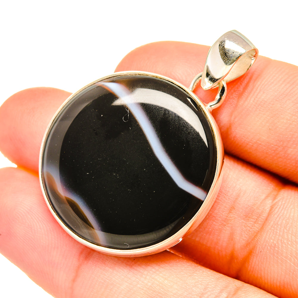 India Agate Pendants handcrafted by Ana Silver Co - PD6733