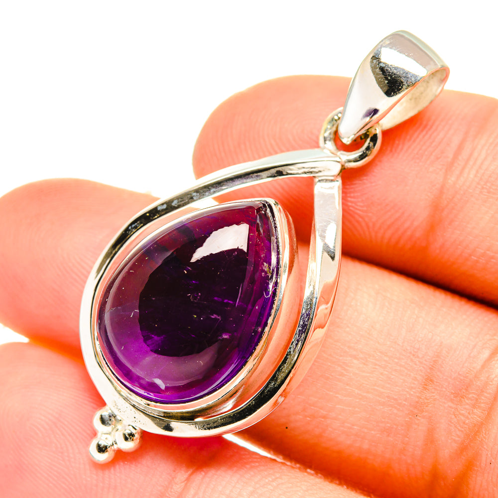 Amethyst Pendants handcrafted by Ana Silver Co - PD6734