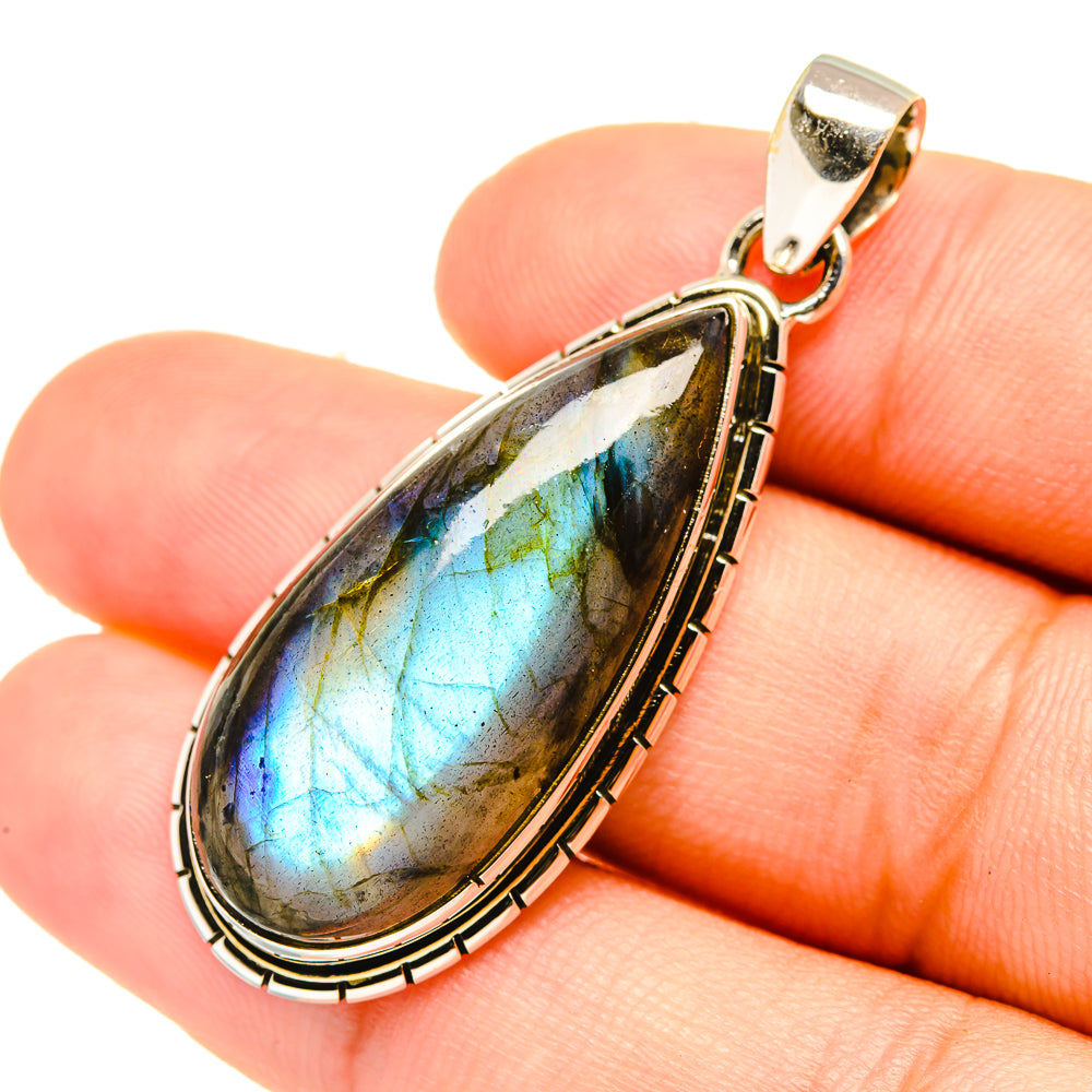 Labradorite Pendants handcrafted by Ana Silver Co - PD6737