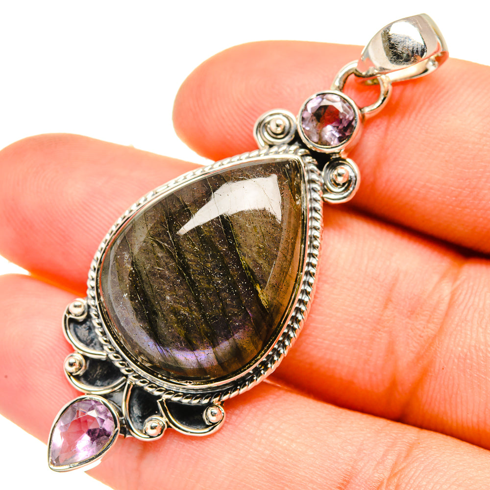 Labradorite Pendants handcrafted by Ana Silver Co - PD6738