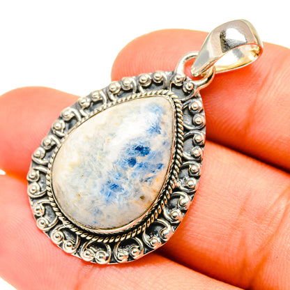 Blue Scheelite Pendants handcrafted by Ana Silver Co - PD6742