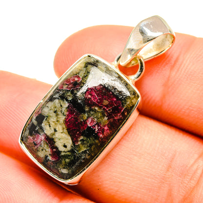Russian Eudialyte Pendants handcrafted by Ana Silver Co - PD6743