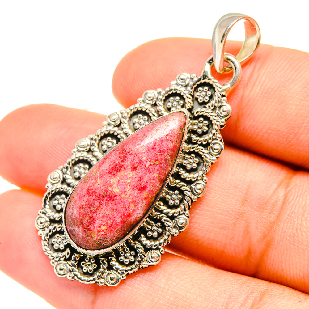 Rhodochrosite Pendants handcrafted by Ana Silver Co - PD6756