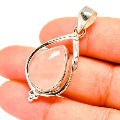 Rose Quartz Pendants handcrafted by Ana Silver Co - PD6757