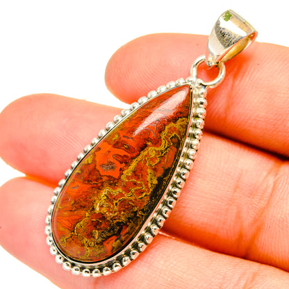 Moroccan Agate Pendants handcrafted by Ana Silver Co - PD6760