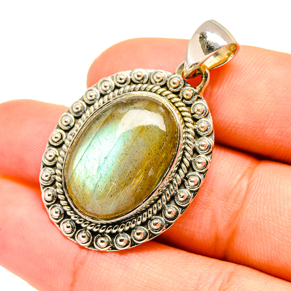 Labradorite Pendants handcrafted by Ana Silver Co - PD6767