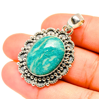 Amazonite Pendants handcrafted by Ana Silver Co - PD6770