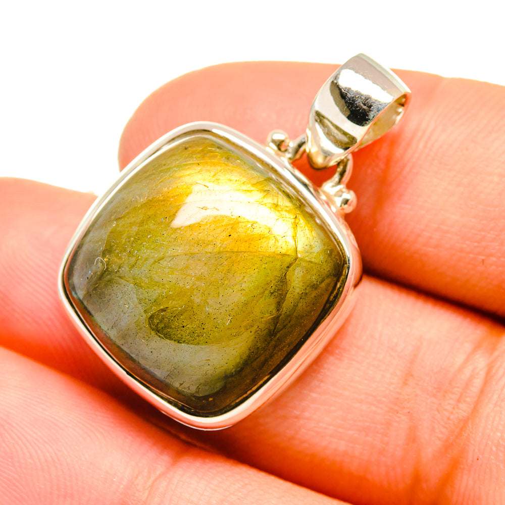 Labradorite Pendants handcrafted by Ana Silver Co - PD6778