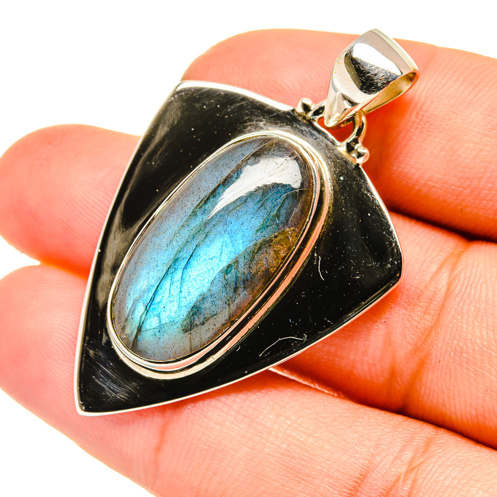 Labradorite Pendants handcrafted by Ana Silver Co - PD6784