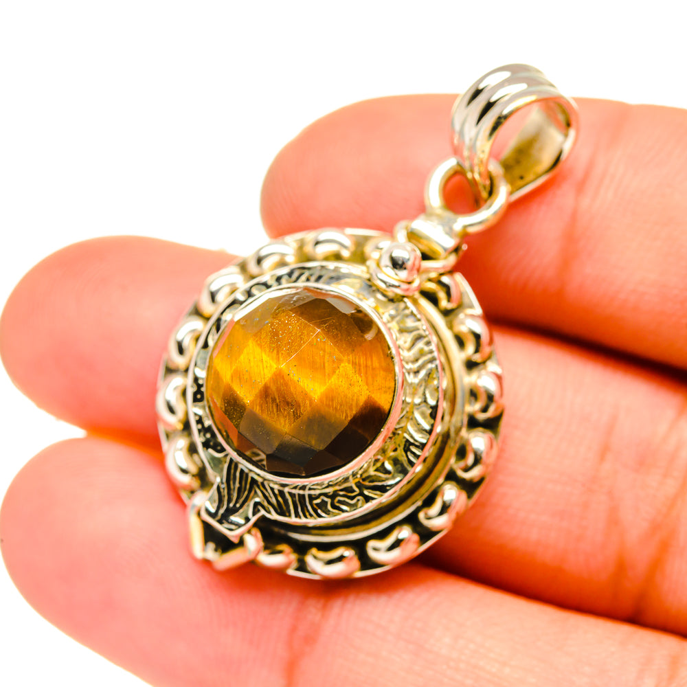 Tiger Eye Pendants handcrafted by Ana Silver Co - PD6787