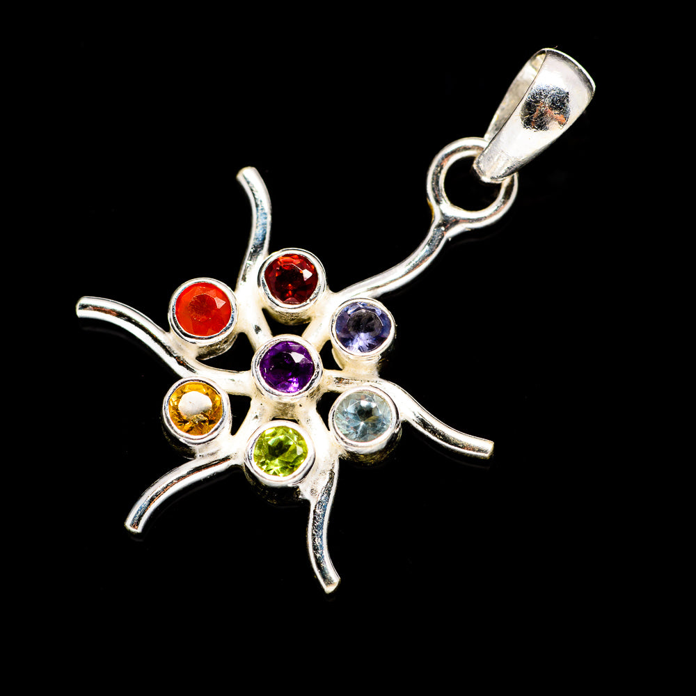 Multi-Stone Chakra Pendants handcrafted by Ana Silver Co - PD678707