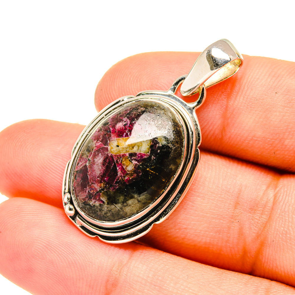 Russian Eudialyte Pendants handcrafted by Ana Silver Co - PD6790