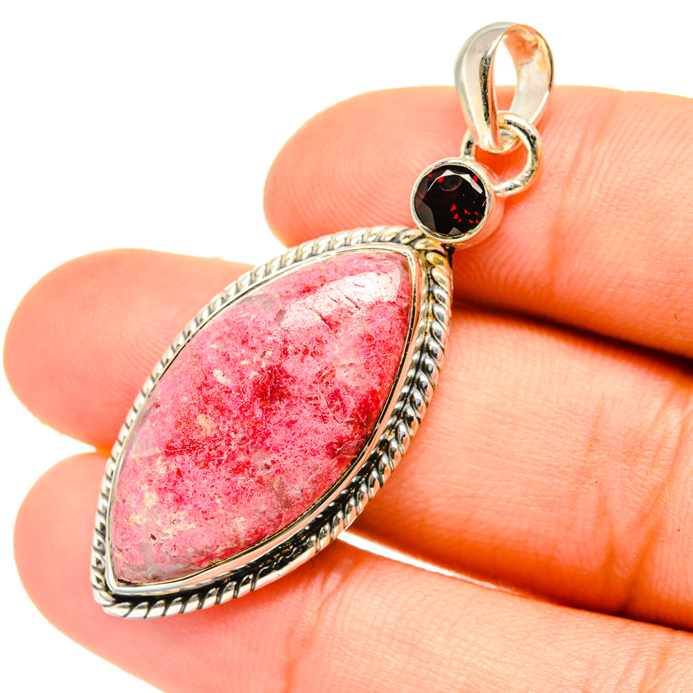 Thulite Pendants handcrafted by Ana Silver Co - PD6792
