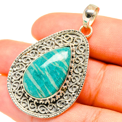 Amazonite Pendants handcrafted by Ana Silver Co - PD6797