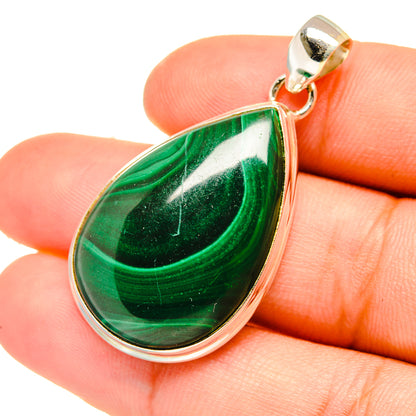 Malachite Pendants handcrafted by Ana Silver Co - PD6801