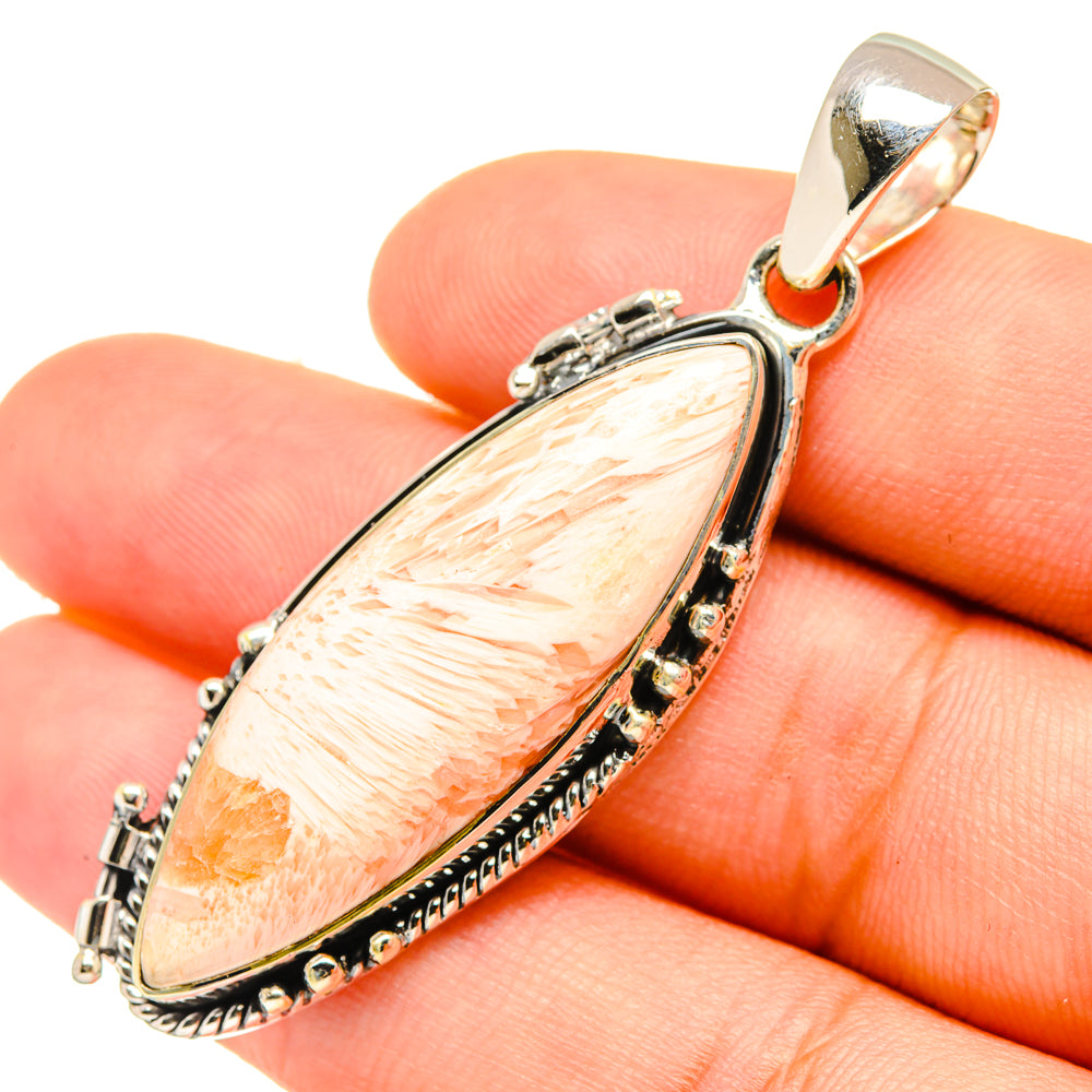 Scolecite Pendants handcrafted by Ana Silver Co - PD6806