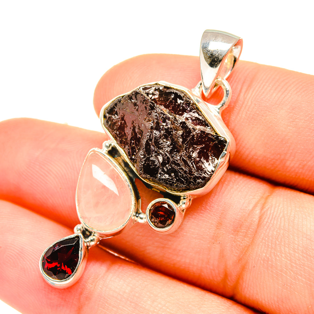 Garnet Pendants handcrafted by Ana Silver Co - PD6821