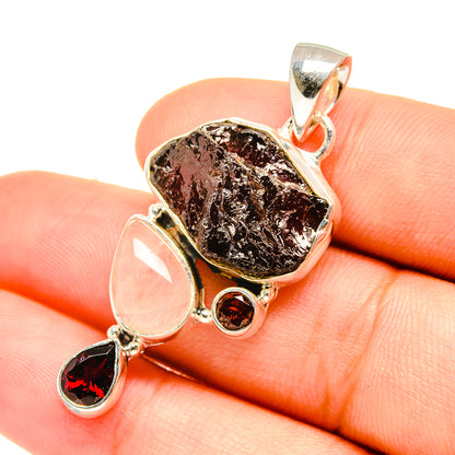Garnet Pendants handcrafted by Ana Silver Co - PD6821