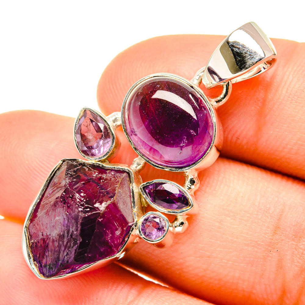 Amethyst Pendants handcrafted by Ana Silver Co - PD6822