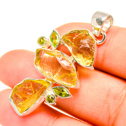 Citrine Pendants handcrafted by Ana Silver Co - PD6825