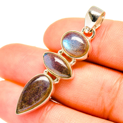 Labradorite Pendants handcrafted by Ana Silver Co - PD6831