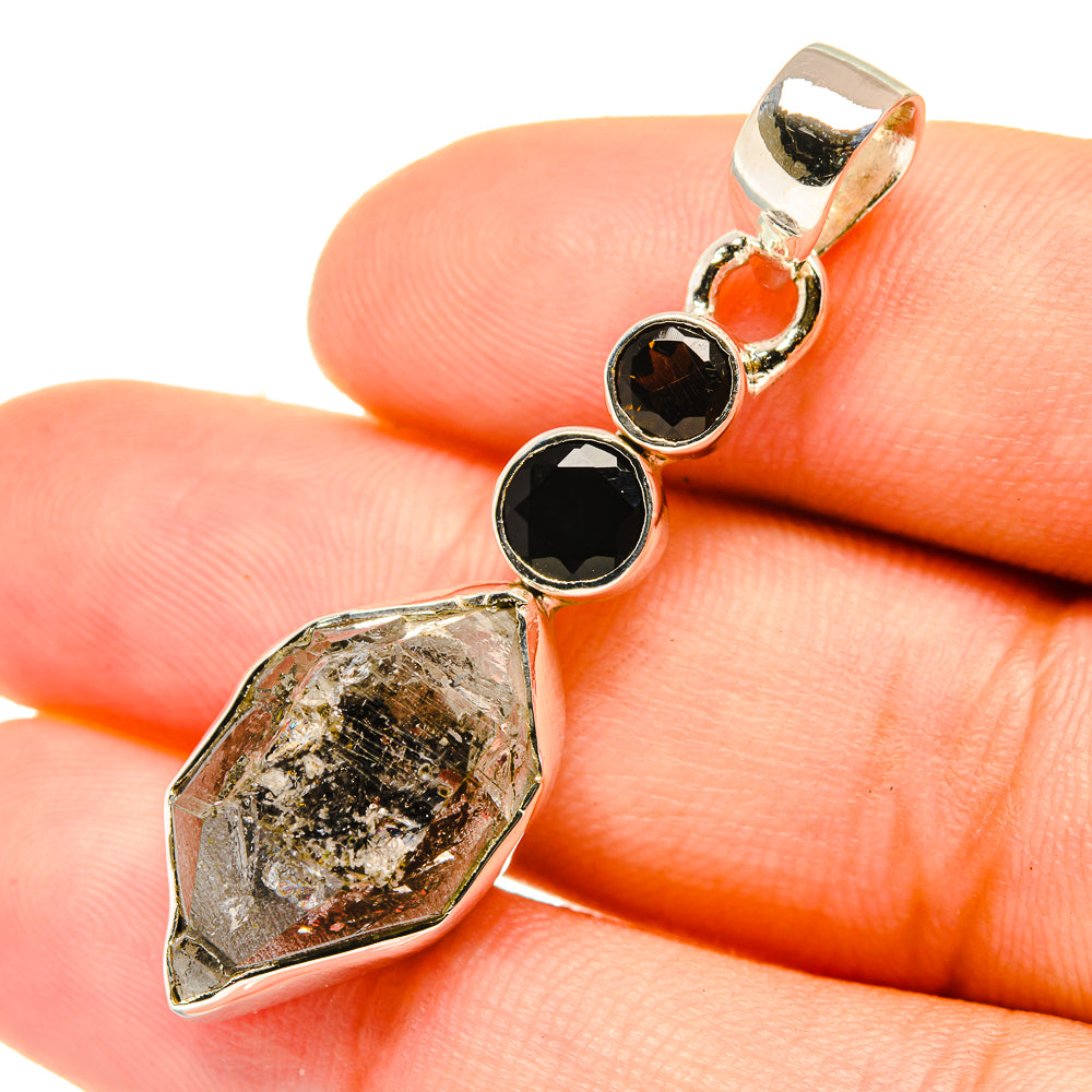 Herkimer Diamond Pendants handcrafted by Ana Silver Co - PD6835