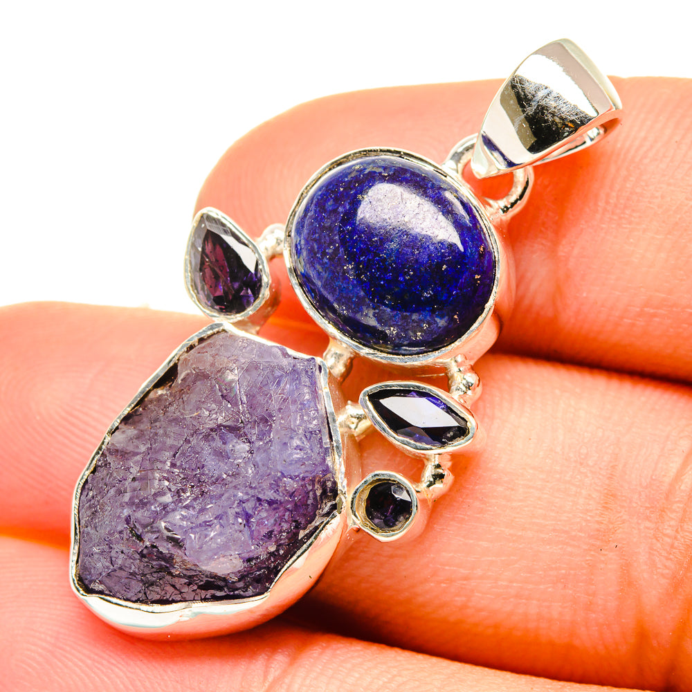 Tanzanite Pendants handcrafted by Ana Silver Co - PD6836