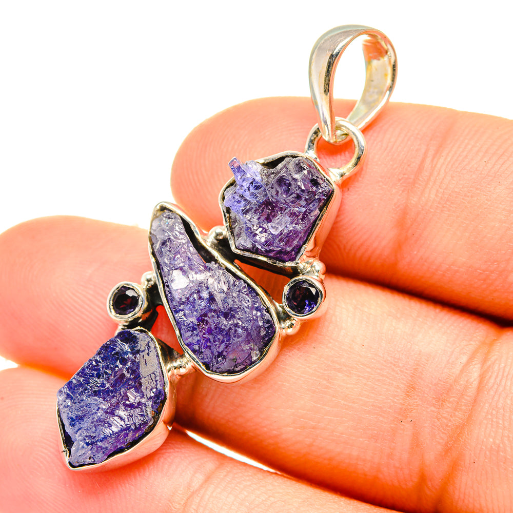 Tanzanite Pendants handcrafted by Ana Silver Co - PD6842