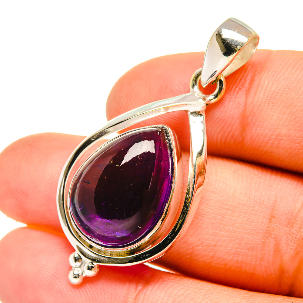 Amethyst Pendants handcrafted by Ana Silver Co - PD6848