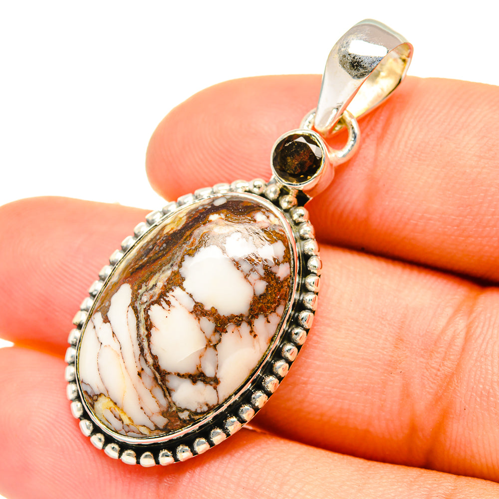 Peanut Wood Jasper Pendants handcrafted by Ana Silver Co - PD6851